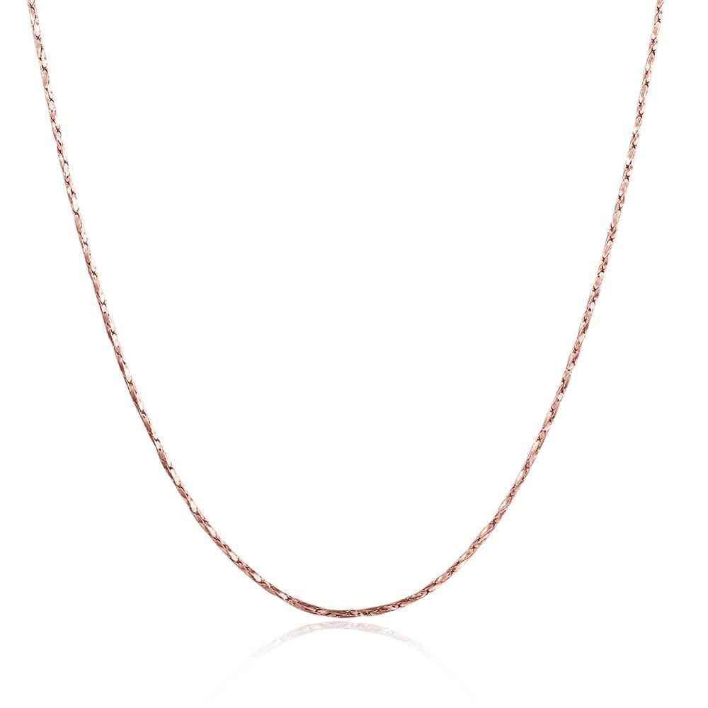 Women's fine Thin Chain for pendant 18KGP Electroplate Gold Rose Gold Silver 0.5mm necklaces Chains Fastness to fading Chains