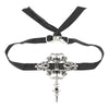 Womens Choker Collar Gothic Punk Sexy Lace Velvet Band Necklace Pendant Vampire Necklace Joker Halloween Jewelry Accessories