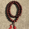 Wood Buddha Monk Prayer Beads Necklace for Kung Fu Suit Tai Chi Uniform Ornament