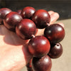 Wood Buddha Monk Prayer Beads Necklace for Kung Fu Suit Tai Chi Uniform Ornament
