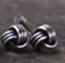 Woven Twist Ball Earring Thai Silver 100% 925 Sterling Silver Jewelry Fashion Hypoallergenic Stud Earrings For Women Gift