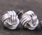 Woven Twist Ball Earring Thai Silver 100% 925 Sterling Silver Jewelry Fashion Hypoallergenic Stud Earrings For Women Gift