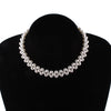 Woven simulated pearl necklace bridal wedding Necklaces  accessories Necklaces For Gift Party Wedding Engagement