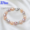 Baroque Pearl Bracelets Fine Pearl Jewelry Natural White Pearl Bracelets 2020 Trendy Gift For Women 9-10MM S20