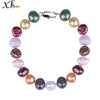 [XF800] Baroque Pearl Bracelets Natural Irregular Mix Pearl Bracelets Party Bangle For Women [TS206]