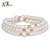 Natural Pearl Bracelet Near Round Real Pearl Bracelet 5-6MM Fine Jewelry Trendy Gift For Women S110