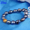 brand natural pearl couple bracelet .fine jewelry real natural baroque pearl bracelet for lovers S109