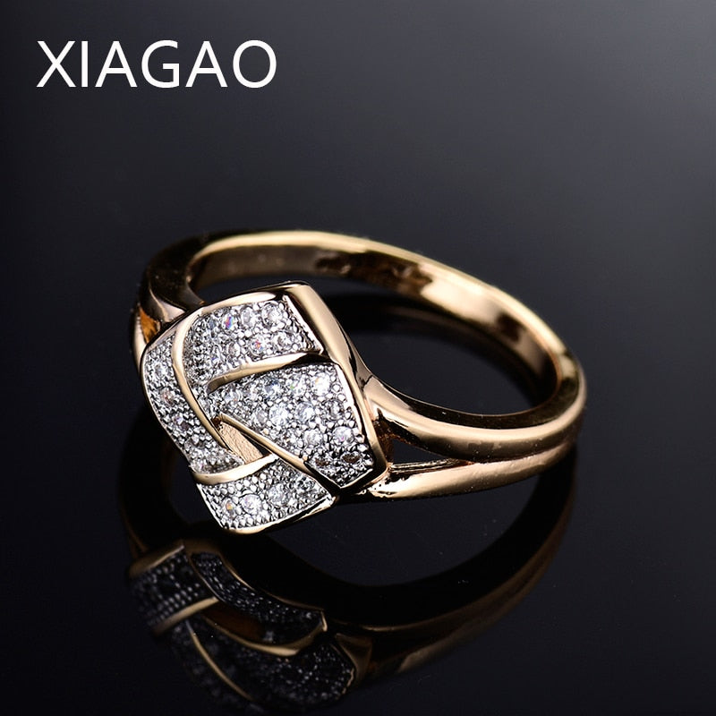 Exquisite Rhombic Shape Marquise AAA Cubic Zircon Rings for Women Noble Design Ring Female Anillos Anel XGR281