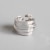 XIYANIKE 925 Sterling Silver Vintage Smile Cry Face Heart Geometric Irregular Finger Open Rings For Party Birthday Gift