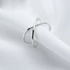 XIYANIKE 925 Sterling Silver Vintage Smile Cry Face Heart Geometric Irregular Finger Open Rings For Party Birthday Gift