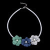 Manual Flower Imitation Pearls Choker Necklace for Women 2020 Fashion Long Necklace Statement Necklace Jewelry XY-N719