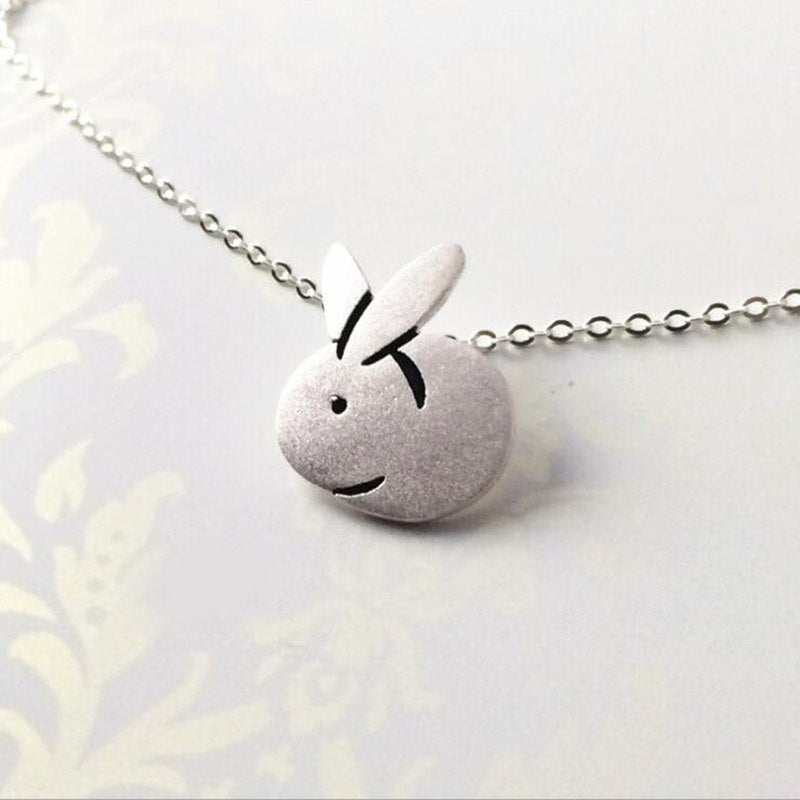 Cute Cartoon Girl Acrylic Pendant Necklace For Little Girl Flatback Resins Doll Charm Chokers Necklaces For Women