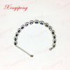 Xin yi peng 925 silver inlaid natural sapphire bracelet hand string of women's style and generous fashion