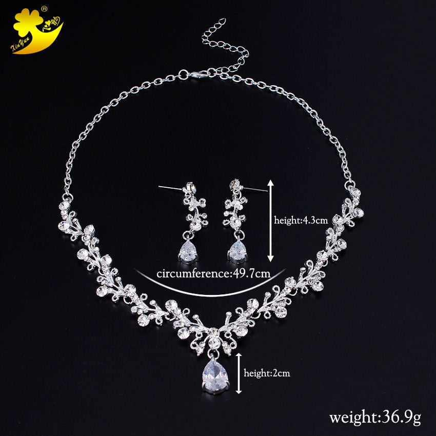 Xinyun Women Wedding Tiaras Coroa De Noiva Zircon Wedding Tiara Bride Hair Jewelry Fashion Crown Bridal Hair Accessories Wedding