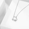 Xuping Jewelry Gentle Sweet Heart-shaped Necklace Female Personality Korean Temperament Clavicle Chain White Gold Love Necklace