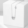 Xuping Jewelry Gentle Sweet Heart-shaped Necklace Female Personality Korean Temperament Clavicle Chain White Gold Love Necklace