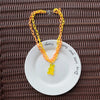 Y2K Cute Cartoon Candy Gummy Bear Choker Necklace For Girls Double Layer Two Color Contrast Acrylic Chain Necklace Jewelry Gifts