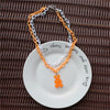 Y2K Cute Cartoon Candy Gummy Bear Choker Necklace For Girls Double Layer Two Color Contrast Acrylic Chain Necklace Jewelry Gifts
