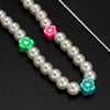 Y2K Pearl Beads Flower Short Choker Necklace for Men/Women Bohemia Beaded Chain Necklace on the Neck 2022 Jewelry Collar