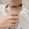 Y2k Accessories Cool Leather Chain Spider Web Choker Necklaces for Women Korean Party Clavicle Chain Necklace Jewelry