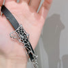 Y2k Accessories Cool Leather Chain Spider Web Choker Necklaces for Women Korean Party Clavicle Chain Necklace Jewelry