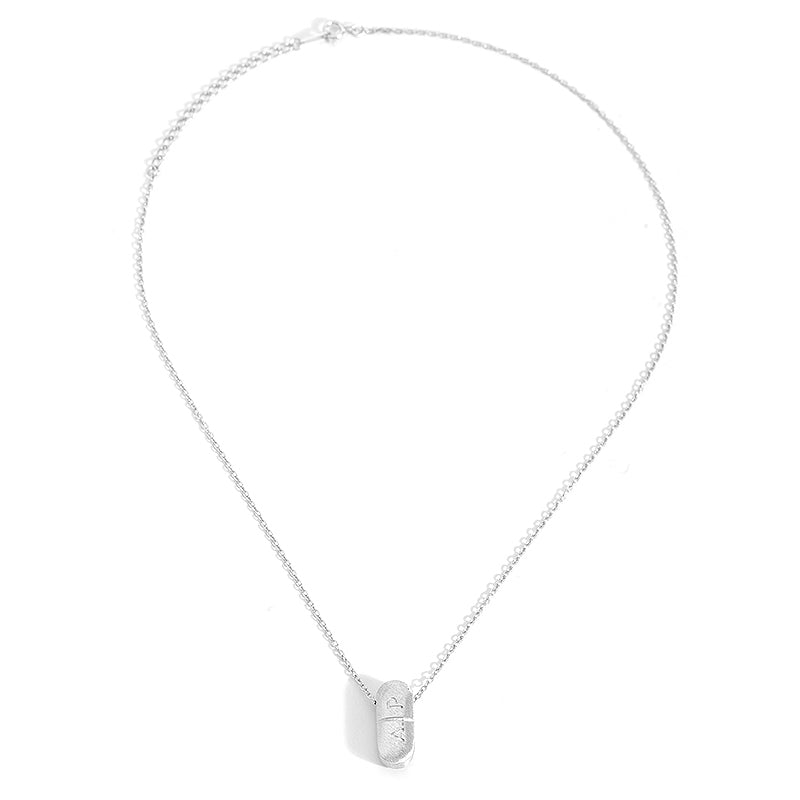 925 Sterling Silver Pendant Necklace Exquisite Ellipse Letter A&P Link Chain Necklaces For Women Men Brand Fine Jewelry