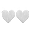 High Quality 925 Silver Hearts Stud Earrings For Women Fashion Minimalist Geometric Earrings Sterling Silver Jewelry