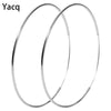 925 Sterling Silver Hoop Earrings Big Birthd Party Jewelry Gifts for Women Girlfriend Her Mom Wife Girl Dropshipping CE46