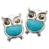 925 Sterling Silver Owl Stud Earrings Birthd Party Christmas Holid Jewelry Gifts Women Girls Her Dropshipping CE152A