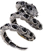 YACQ Stretch Snake Bracelet Armlet Upper Arm Cuff  Women Punk Rock Crystal Bangle Jewelry Gold Silver Color  A32
