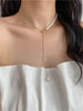 YANGLIUJIA Baroque Freshwater Pearl Can Be Adjusted Necklace Fashionable Sweet Elegant Chain Of Clavicle Ms Wedding Accessories