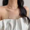 YANGLIUJIA Baroque Freshwater Pearl Can Be Adjusted Necklace Fashionable Sweet Elegant Chain Of Clavicle Ms Wedding Accessories