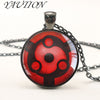 New Naruto Sharingan Eye Necklace Vintage Naruto Jewelry National Style Chain Glass Pendants Necklaces Anime Pendant HZ1