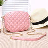 YBYT Brand 2022 Women Diamond Lattice Shoulder Bags Ladies Joker Leisure Bags Chain Shoulder Strap Messenger Crossbody Bags