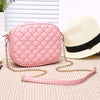 YBYT Brand 2022 Women Diamond Lattice Shoulder Bags Ladies Joker Leisure Bags Chain Shoulder Strap Messenger Crossbody Bags