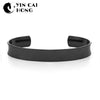 YCH Charm 925 Sterling Silver Classic Logo Black Vintage Open Bracelet Original Women Fashion Wedding Prom Jewelry TIFF