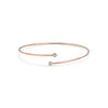 YCH Charm 925 Sterling Silver Classic Print Open Fine Bracelet Rose Gold 14K Gold Retro Simple Bracelet Original Gift TIFF