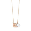 YCH Charm 925 Sterling Silver Classic Rose Gold Love Necklace Clover Pendant Envelope Clavicle Chain Fashion Women's TIFF