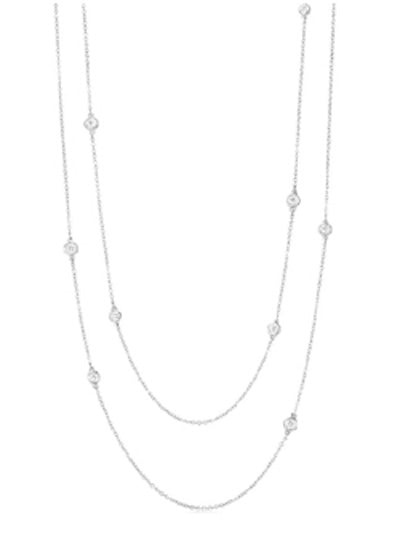 YCH Charm Gift 925 Sterling Silver Clover Heart Cross Pendant Tiff Necklace 18K Gold Rose Gold Silver Match World Jewelry