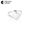 YCH Charm Gift 925 Sterling Silver Heart TIFF Attractive Elegance Temperament Ring World Jewelry