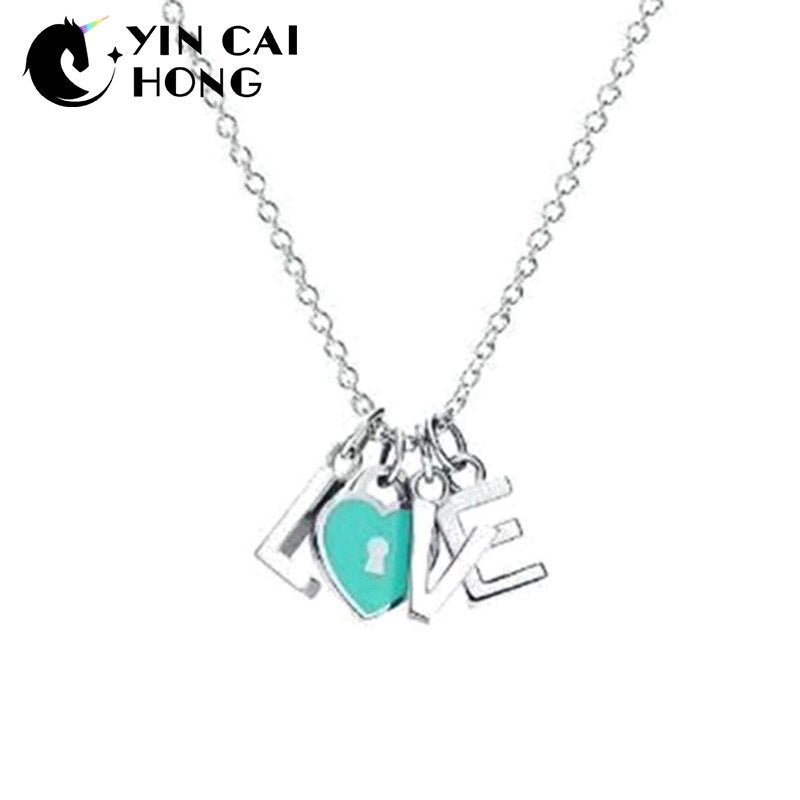 YCH Charm Gift 925 Sterling Silver LOVE TIFF Attractive Elegance Temperament Earrings World Jewelry
