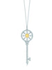 YCH Charm Gift 925 Sterling Silver Lollipop Heart Shaped Round Geometric Key Tiff Necklace Silver Jewelry Matching World Jewelry