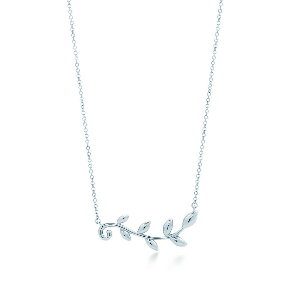 YCH Charm Gift 925 Sterling Silver Olive Branch TIFF Attractive Elegance Temperament Earrings World Jewelry