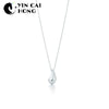 YCH Charm Gift 925 Sterling Silver Tears TIFF Attractive Elegance Temperament Necklace World Jewelry