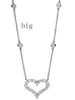 YCH Charm Gifts 925 Sterling Silver Love Hearts Round Pearl Crown Arrow Pendant Tiff Necklace Silver Jewelry Match World Jewelry