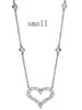 YCH Charm Gifts 925 Sterling Silver Love Hearts Round Pearl Crown Arrow Pendant Tiff Necklace Silver Jewelry Match World Jewelry