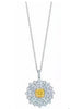 YCH Charm Gifts 925 Sterling Silver Love Hearts Round Pearl Crown Arrow Pendant Tiff Necklace Silver Jewelry Match World Jewelry