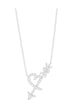 YCH Charm Gifts 925 Sterling Silver Love Hearts Round Pearl Crown Arrow Pendant Tiff Necklace Silver Jewelry Match World Jewelry