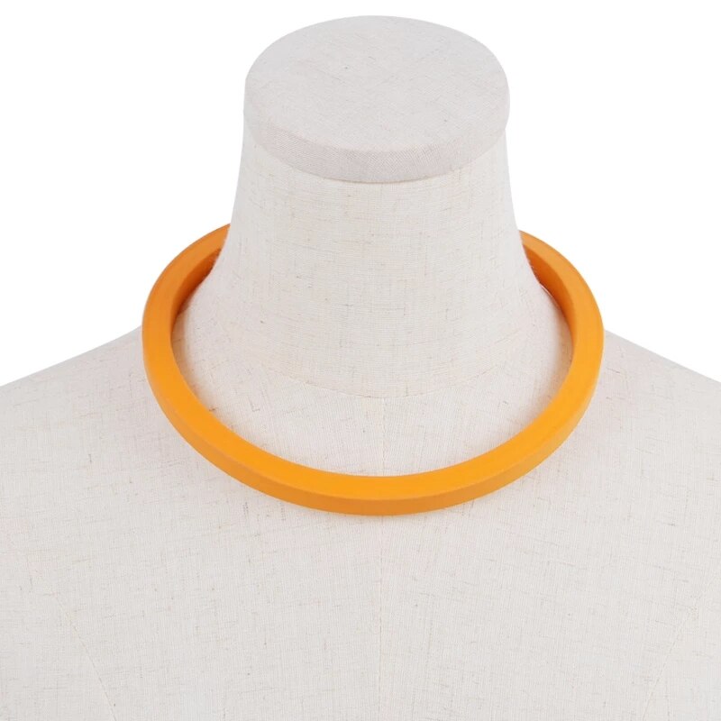 YD&YDBZ Handmade Rubber Pendant Necklaces Women Designer Bohemian Clothes Accessories Collar Choker  Jewelry Gift