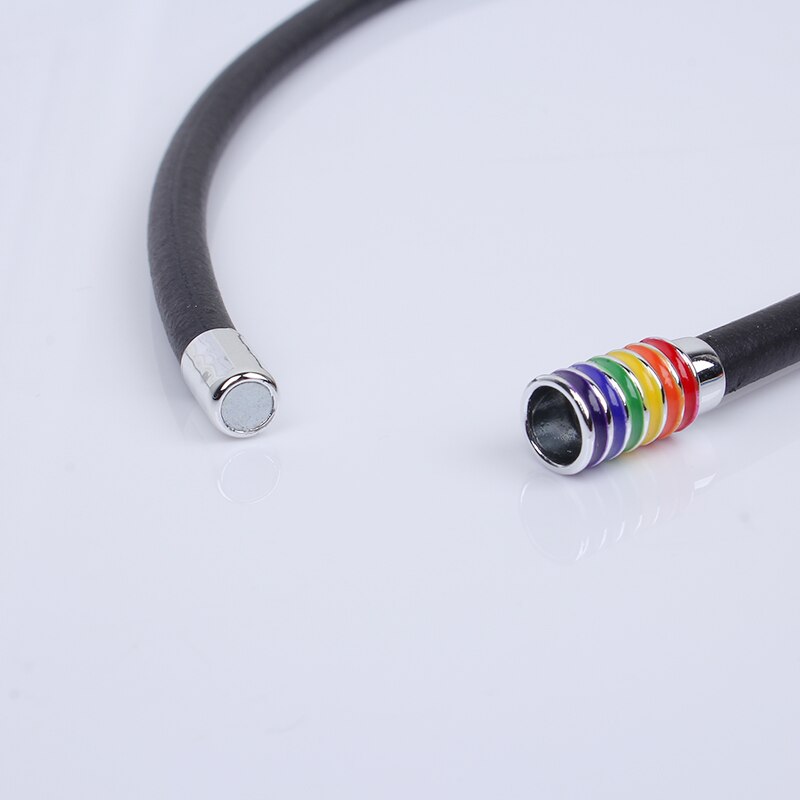 YD&YDBZ Simple Multicolor Rubber Choker For Women Punk Style Colorful Metal Pendant Necklaces Sweater Chain Jewelry Accessories